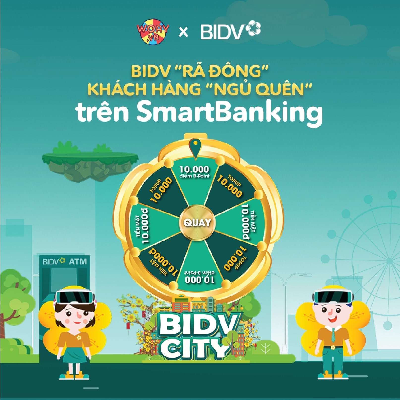 Vòng quay may mắn Ngân hàng - Giải pháp tăng tương tác & thu hút khách hàng hiệu quả